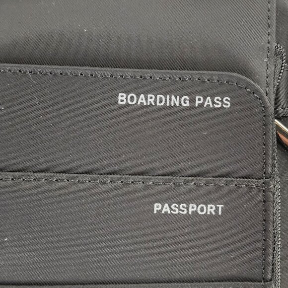 Nordace Black RFID Blocking Passport Sim SD Card ID Window Smart Wallet Wristlet - Picture 7 of 16